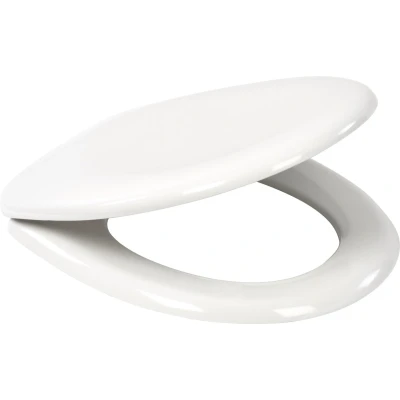Afbeelding van Plieger Spring toiletzitting met deksel (wit)
