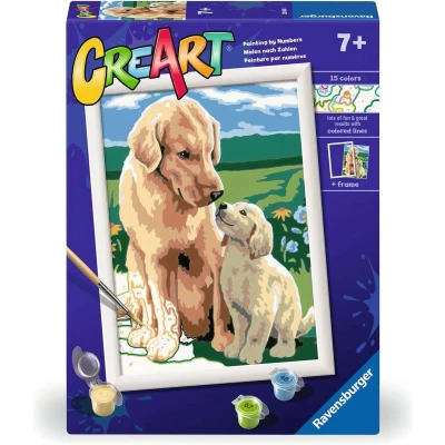 Afbeelding van Ravensburger CreArt Motherly Love Schilderen op nummer voor kinderen