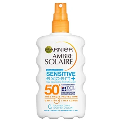 Afbeelding van Garnier Ambre Solaire Hoge bescherming SPF 50+ Sensitive Expert+ 200 ml