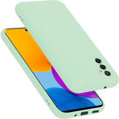 Afbeelding van Cadorabo Hoesje geschikt voor Samsung Galaxy M52 5G in LIQUID LICHT GROEN Beschermhoes gemaakt van flexibel TPU silicone Case Cover
