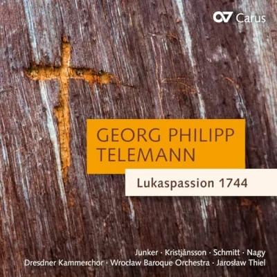 Afbeelding van Jaroslaw Thiel, Dresdner Kammerchor &amp; Wroclaw Baroque Orchestra Lukaspassion 1744 TVWV 5:29 (CD)