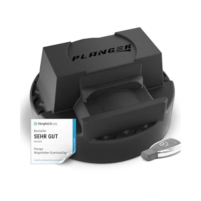 Afbeelding van PLANGER® Daimnd Pad Flat rubberen buffer voor krik plat (voor Mercedes Benz) op beschermt auto&#039;s en SUV&#039;s met zijn vorm rubber
