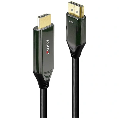 Afbeelding van LINDY 40931 DisplayPort kabel / HDMI Adapterkabel stekker, A stekker 2.00 m Zwart