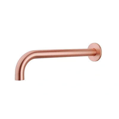 Afbeelding van Wiesbaden inbouw uitloop rond 30cm 1/2&#039;&#039; geborsteld koper