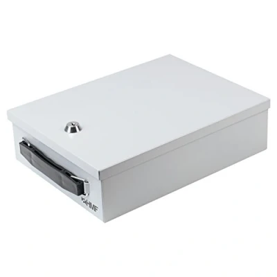 Afbeelding van HMF 140 07 documentenbox DIN A5, 27 x 20,5 8 cm, lichtgrijs
