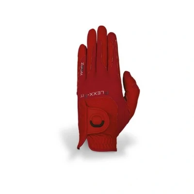 Afbeelding van Zoom One Size Fits All Dames Golfhandschoen, rood