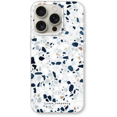 Afbeelding van Case Company® hoesje geschikt voor iPhone 16 Pro Terrazzo N1 Soft Cover Telefoonhoesje Bescherming aan alle Kanten en Schermrand