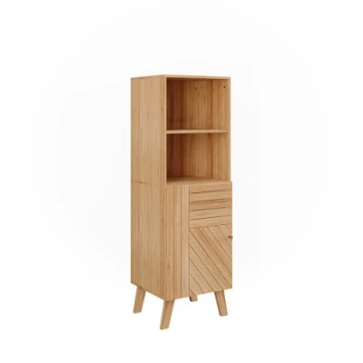 Afbeelding van Vicco Lucie Midi kast van bamboe, 40 x 124 cm