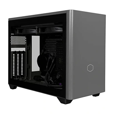 Afbeelding van Cooler Master NR200P MCNN85 SL0 MasterBox MAX Black/Gray, Mini ITX, USB 3.2 Gen 1, 2x 2.5&quot;