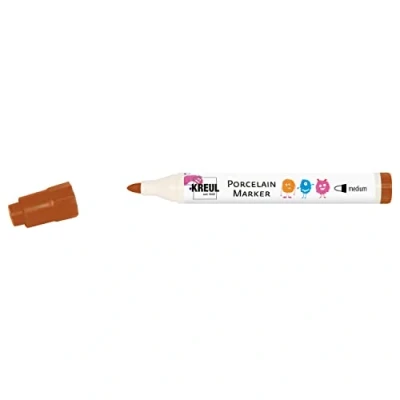 Afbeelding van Kreul, Marker, PorseleinPen gemakkelijk (Bruin, 3 mm, 1 x)