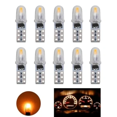 Afbeelding van YOUNLEN 10 stuks T5 2721 27 37 286 PC74 ledverlichting voor auto dashboardverlichting, 12 V, 0,6 W, 3014 chips, wit