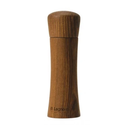 Afbeelding van Legnoart pepermolen/zoutmolen d55*h120mm GIRO Donker Legno24 essenhout