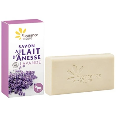 Afbeelding van Fleurance Nature Biologische Ezelinnenmelkzeep met Lavendel 100 g
