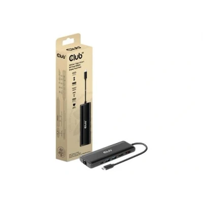 Image de Club 3D Station d&#039;accueil USB C 3.2 Gen 1 HDMI DP GigE