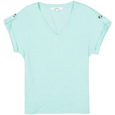 Afbeelding van GARCIA Tshirt Vhals Licht blauw L