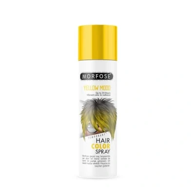 Afbeelding van Morfose Hair Color Spray 150ml Yellow Mood Geel