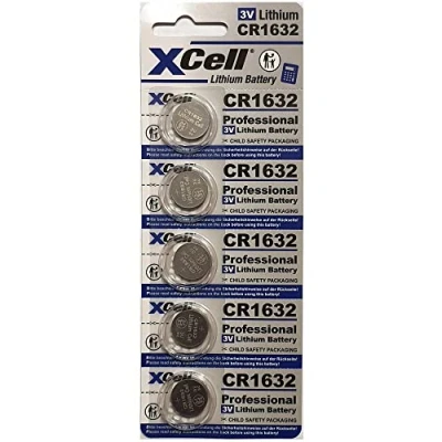 Afbeelding van XCell Lithium knoopcel 1632 CR1632 3 V, 5 stuks