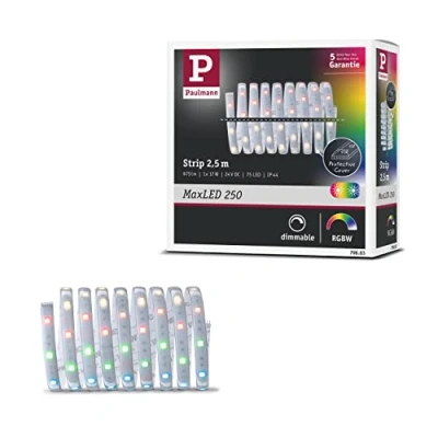 Afbeelding van Paulmann 79883 LED strip Met connector (male) 24 V 2.5 m RGBW