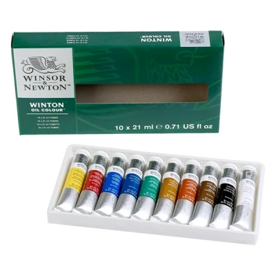 Image de Winsor &amp; Newton Winton tubes de peinture à l&#039;huile 21 ml (10 pièces)