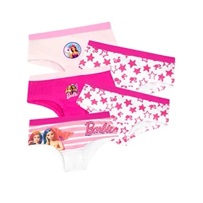 Afbeelding van Barbie sous Vetements Meisjesbroekjes Slip Katoen Set van 5, Meerkleurig
