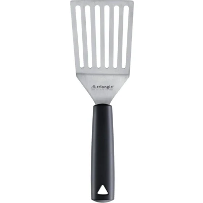 Afbeelding van Triangle Paletmes met Knik en Gleuven Multifunctioneel RVS 28,5 cm Duurzaam Heft