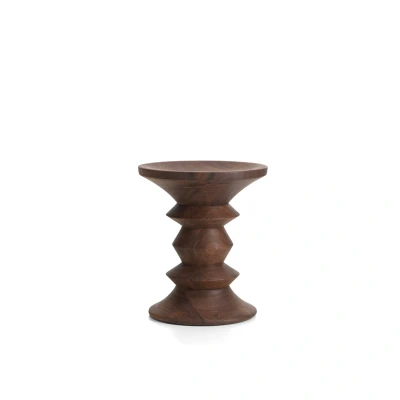 Afbeelding van Vitra Stools Model A Donker Notenhout Pot Interieur
