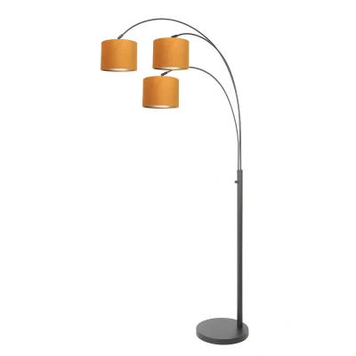 Afbeelding van Steinhauer vloerlamp Sparkled light zwart metaal 3824ZW