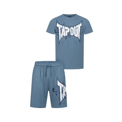 Afbeelding van Tapout Heren T shirt &amp; shortset regular fit DUNLAB
