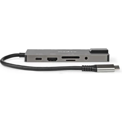 Afbeelding van USB C docking station Nedis (USB naar 2 x en 3 A, Busgevoed, HDMI Output, Power Delivery)