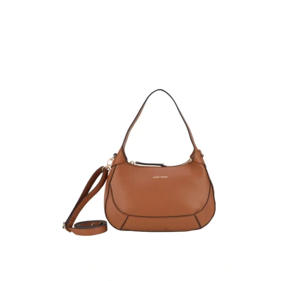 Afbeelding van GERRY WEBER Schoudertas Serenity Hobo Bag Cognac Bruine