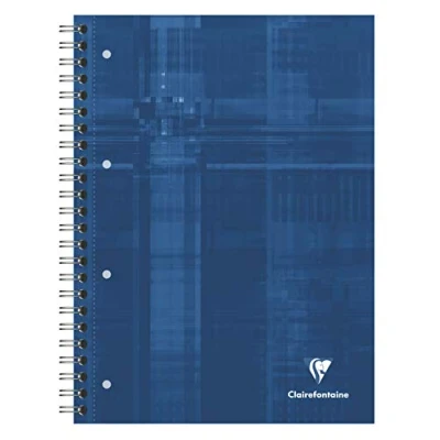 Afbeelding van Clairefontaine 82123C Collegeblok Blauw DIN A4 Geruit Aantal paginas: 80