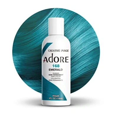 Afbeelding van Adore Shining Semi Permanent Hair Color Emerald 168 haarverf