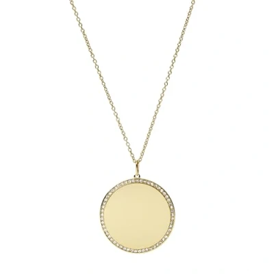 Afbeelding van Fossil Ketting, Dames, Maat: One Size, Gold