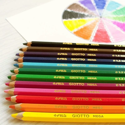 Afbeelding van 12 Giotto Mega potloden in ds 225600