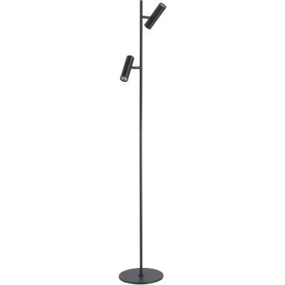 Afbeelding van Highlight Vloerlamp Trend Zwart 2 lichts 141cm mini GU10