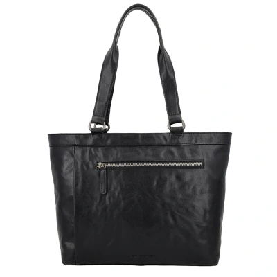 Afbeelding van Hide &amp; Stitches Westland Shopper Zwart 100% Leer