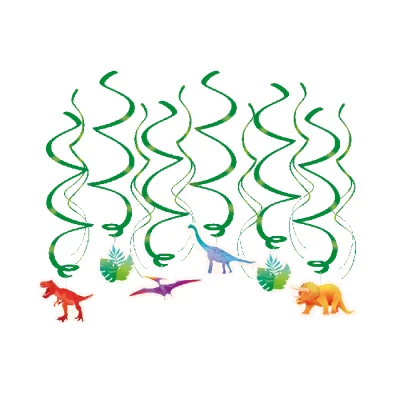 Afbeelding van Dino World Swirls 70cm 12 stuks