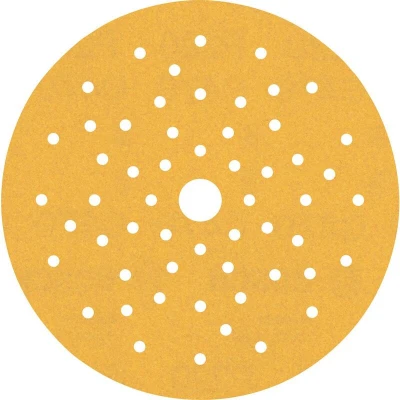 Image de BOSCH 2608901142 Feuille abrasive Expert C470 Best for Wood and Paint, diamètre 150 mm, grain 220, multiperforation (50 pcs)