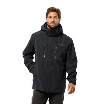 Afbeelding van Jack Wolfskin Jasper 2L Outdoorjas, Heren, Maat: Large, Black
