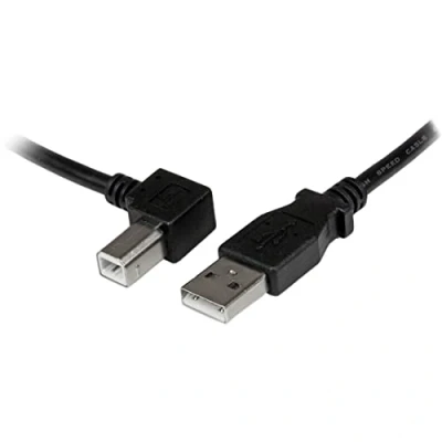 Image de StarTech.com 3m USB 2.0 A to Left Angle B Cable M/M câble 3 m