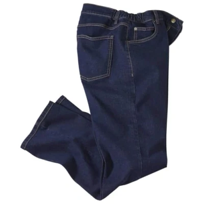 Afbeelding van ATLAS FOR MEN regular jeans gedeeltelijk elastische tailleband stretch voor heren fit herenbroek verkrijgbaar in grote maten, Ruw