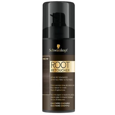 Afbeelding van Touch up haarlak voor wortels Root Retoucher Syoss Donkerbruin (120 ml)