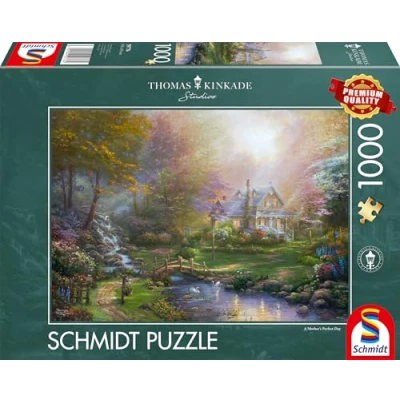 Afbeelding van Schmidt Spiele 59776 Thomas Kinkade Puzzel &quot;A Mother&#039;s Perfect Day&quot;, 1000 stukjes, meerkleurig