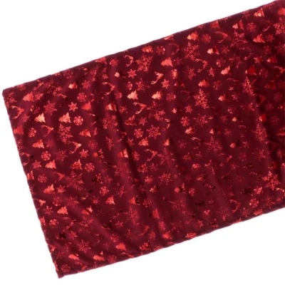 Afbeelding van Tafelloper bernt l45b45cm rood Unique Living