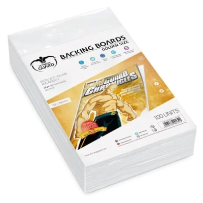 Afbeelding van Ultimate Guard UGD020030 Comic Backing Boards, goudkleurig, 100, wit