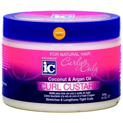 Afbeelding van Fantasia Ic Curly &amp; Coily Curl Custard 340 gr