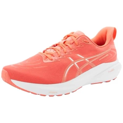 Afbeelding van Asics GT2000 13 Hardloopschoenen voor op de weg, Heren, Maat: 40.5, Coral reef/mojave Textiel/ synthetisch
