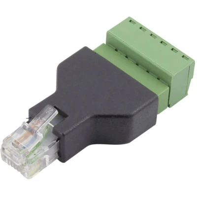 Afbeelding van TRU COMPONENTS FL 30 RJ 12 terminaladapter Stekker, recht Aantal polen 6P6C 1 stuk(s)