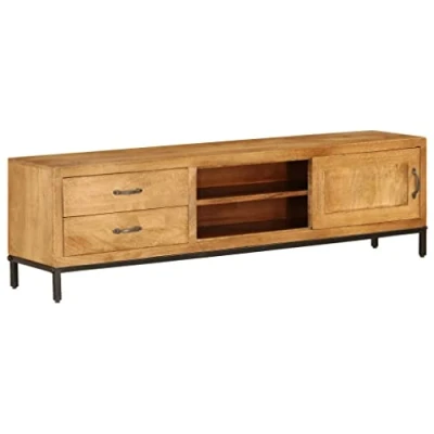 Afbeelding van vidaXL TV kast massief mangohout 140 x 30 40 cm