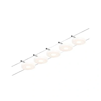 Afbeelding van Paulmann DiscLED 94426 Kabelsysteem compleet LED Chroom (mat),